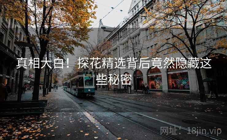 真相大白！探花精选背后竟然隐藏这些秘密