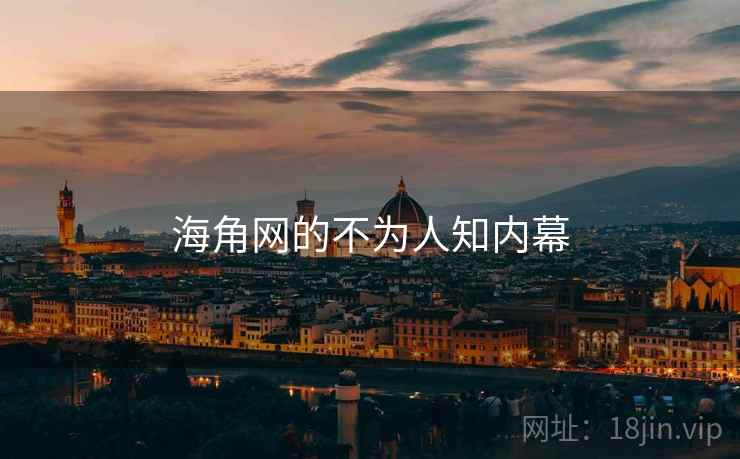 海角网的不为人知内幕 海角网的不为人知内幕